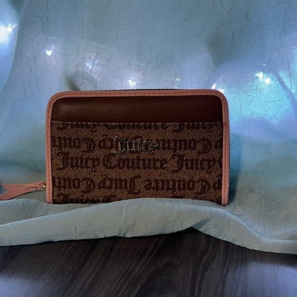 Juicy Couture Handbags - Juicy Couture Brown and Pink Wallet
